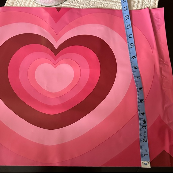 Buy Now 25 Hearts Polymailers Recyclable - Picture 5 of 6